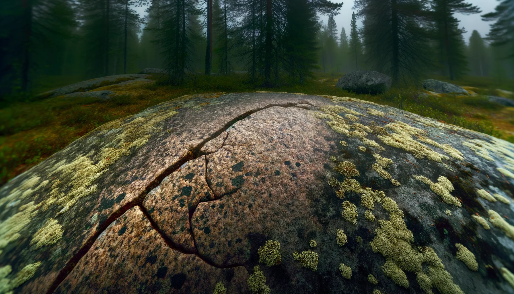 Сейд Черепаха — общий вид плоского камня на Воттовааре