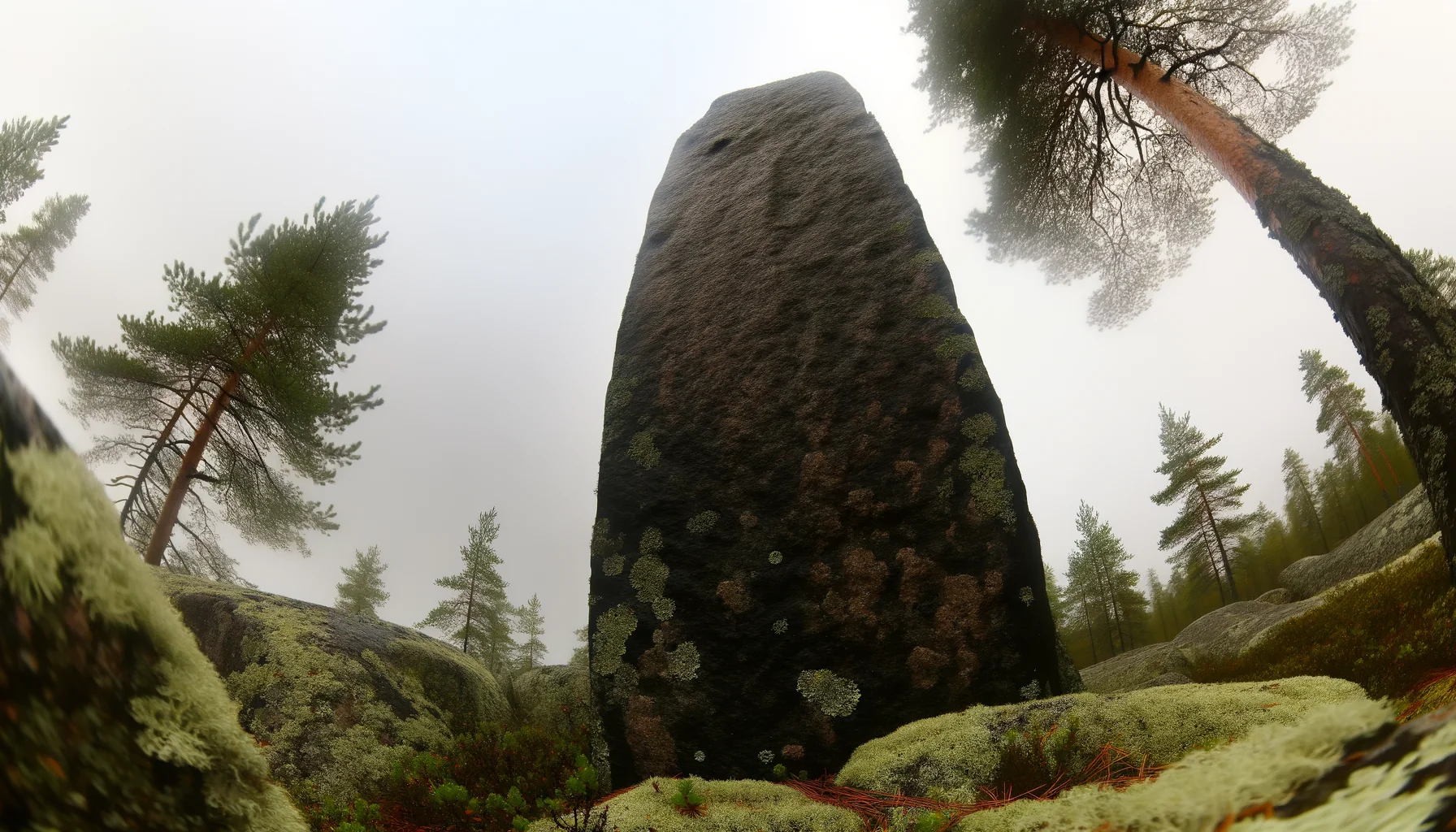 Сейд Страж горы — вертикальный камень на краю плато, Воттоваара